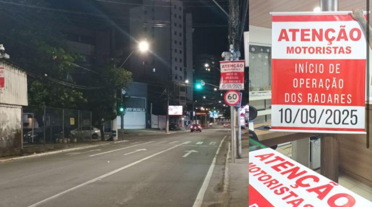 Seis novos radares começam a funcionar nesta quarta-feira (10) em Vila Velha