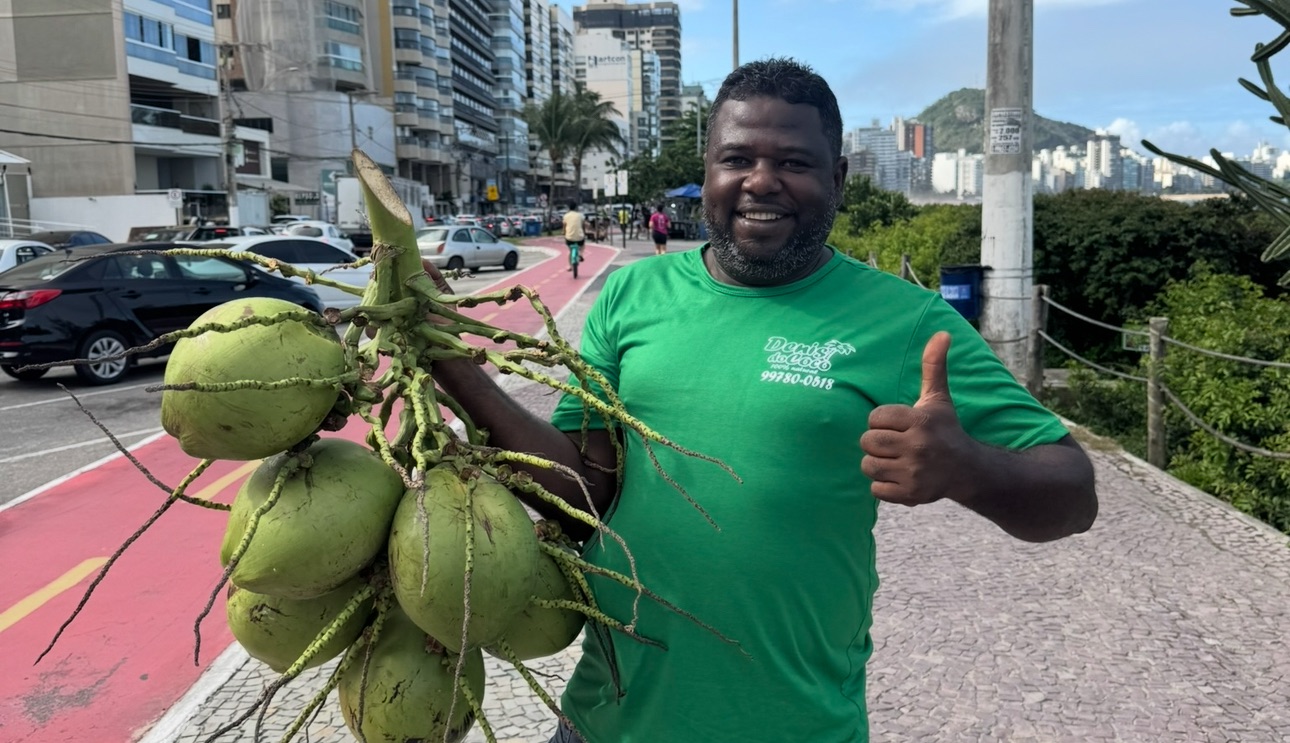 O empreendedor que movimenta 700 mil cocos por ano na Grande Vitória