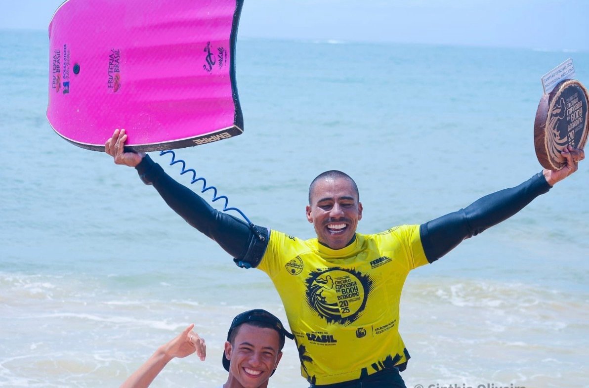 Lucas Nogueira conquista o 12º título estadual de bodyboarding no ES