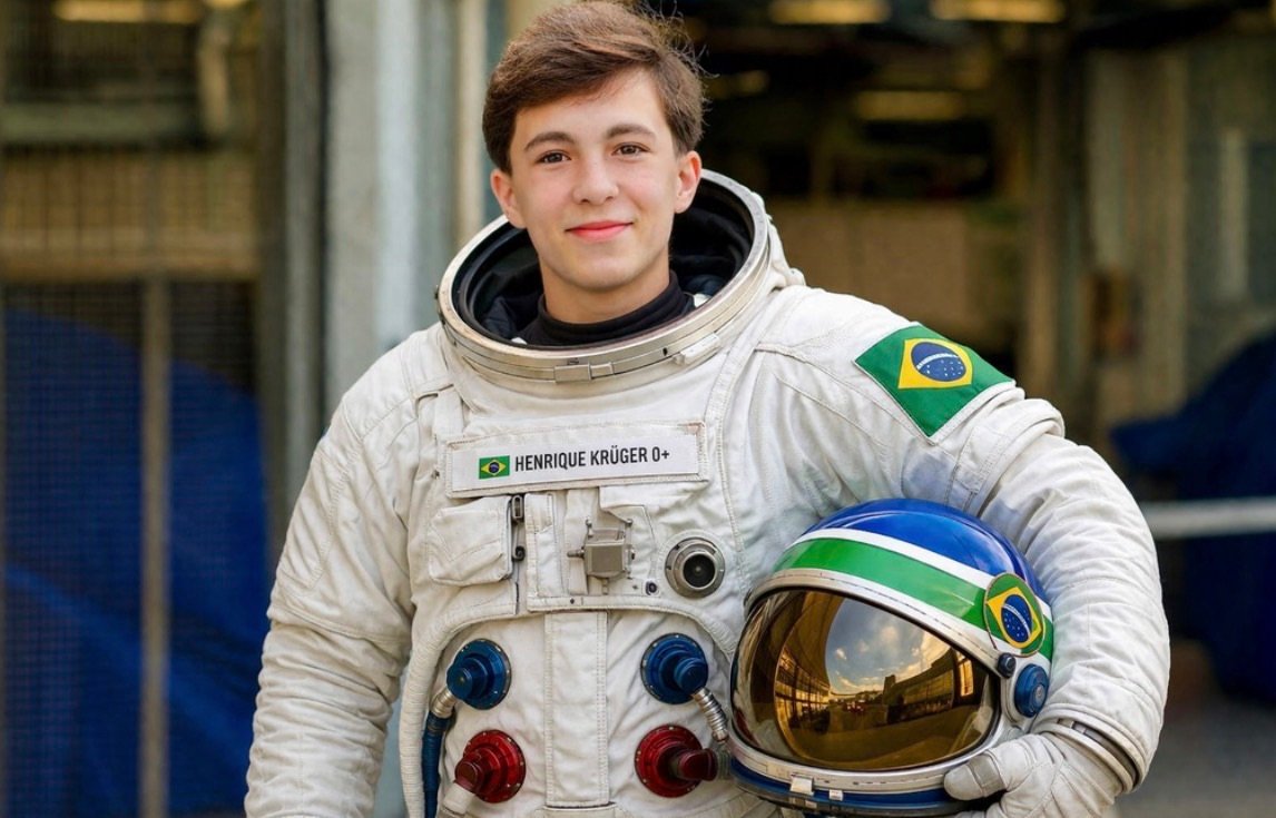 Piloto ou astronauta capixaba? Henrique Krüger é selecionado para imersão na NASA