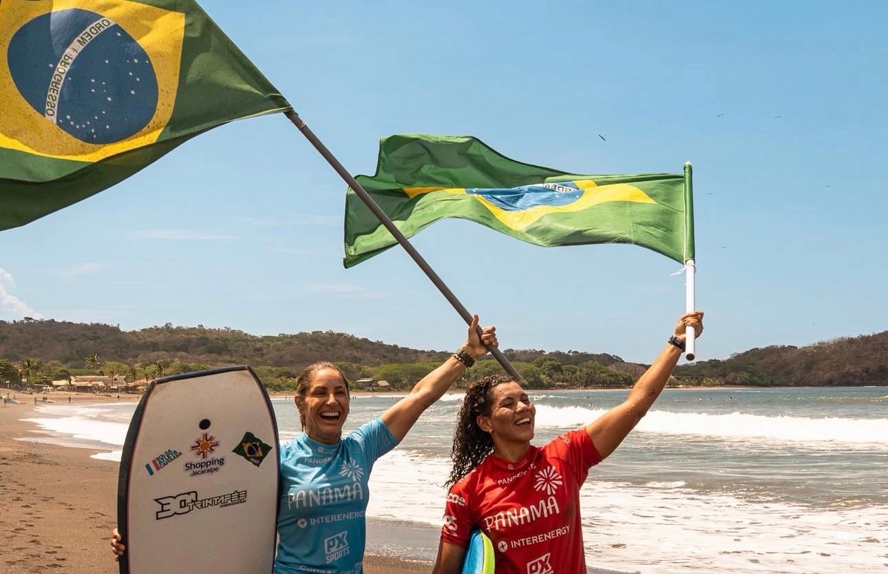 Capixabas dominam o pódio no Pan-Americano com ouro e prata no bodyboard feminino