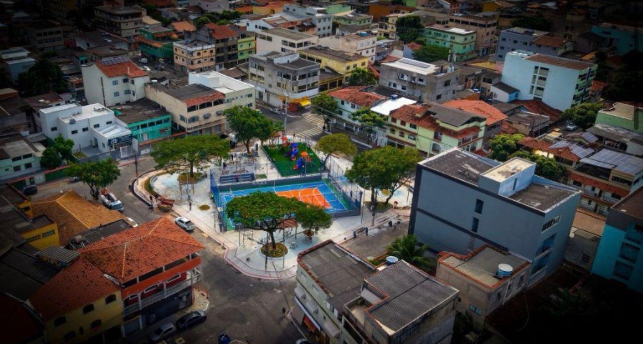 Prefeitura entrega praça revitalizada no coração da Glória, em Vila Velha
