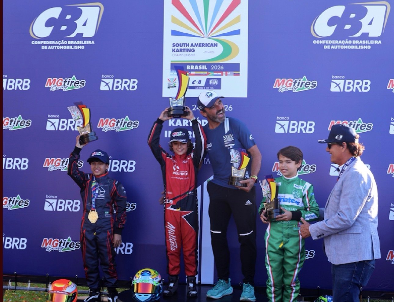 Capixabas brilham com primeiro e segundo lugares no Sul-americano de Kart no RS