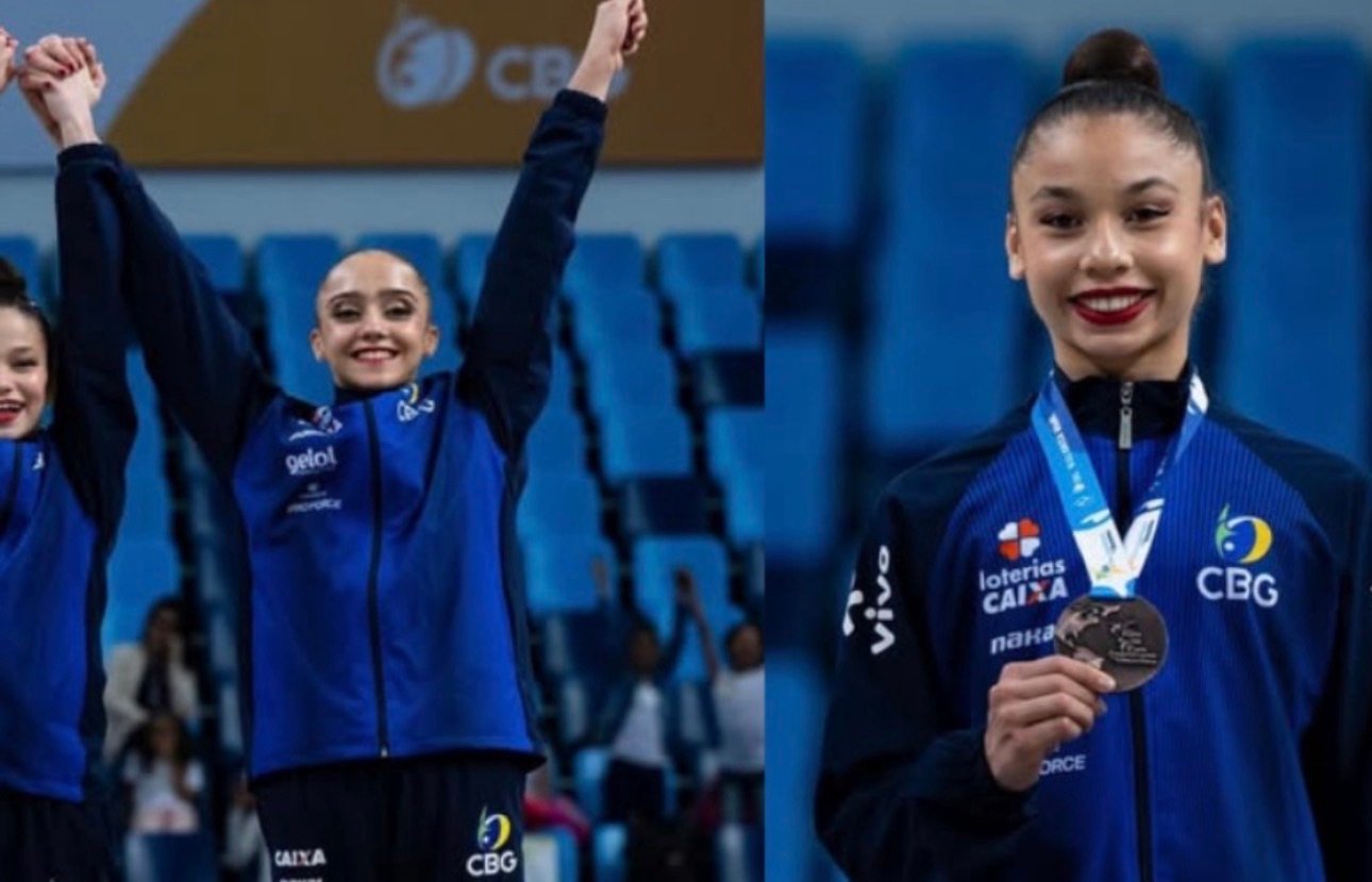 Capixabas brilham no Pan-Americano e ajudam Brasil a conquistar 5 medalhas na ginástica rítmica