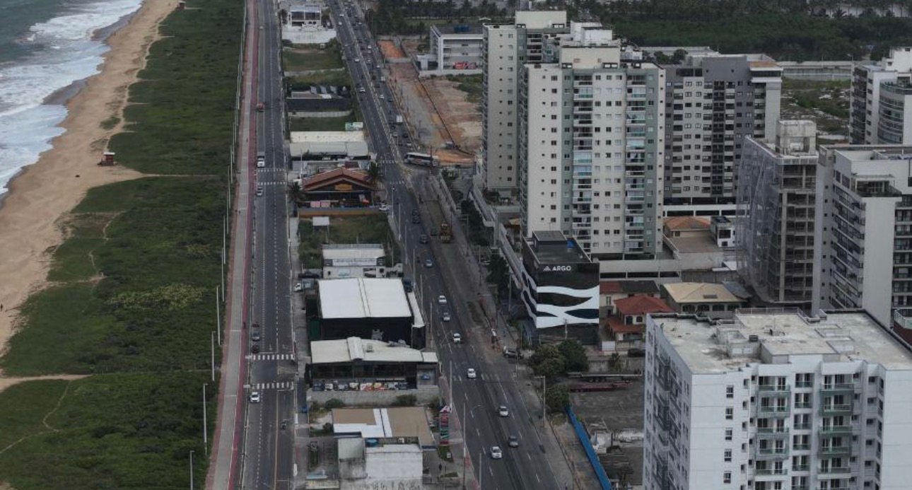 Obras do Binário da Rodovia do Sol avançam com mudança  da rede elétrica em Vila Velha
