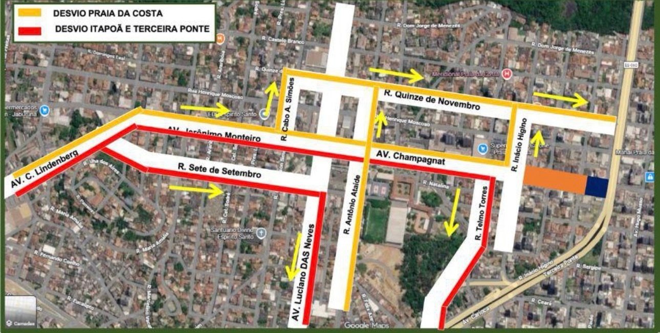 Ponte da Avenida Champagnat será demolida e trânsito muda a partir da próxima terça (14)