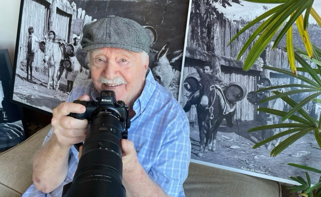 Aos 98 anos, fotógrafo Paulo Bonino inaugura exposição com 50 obras na Serra