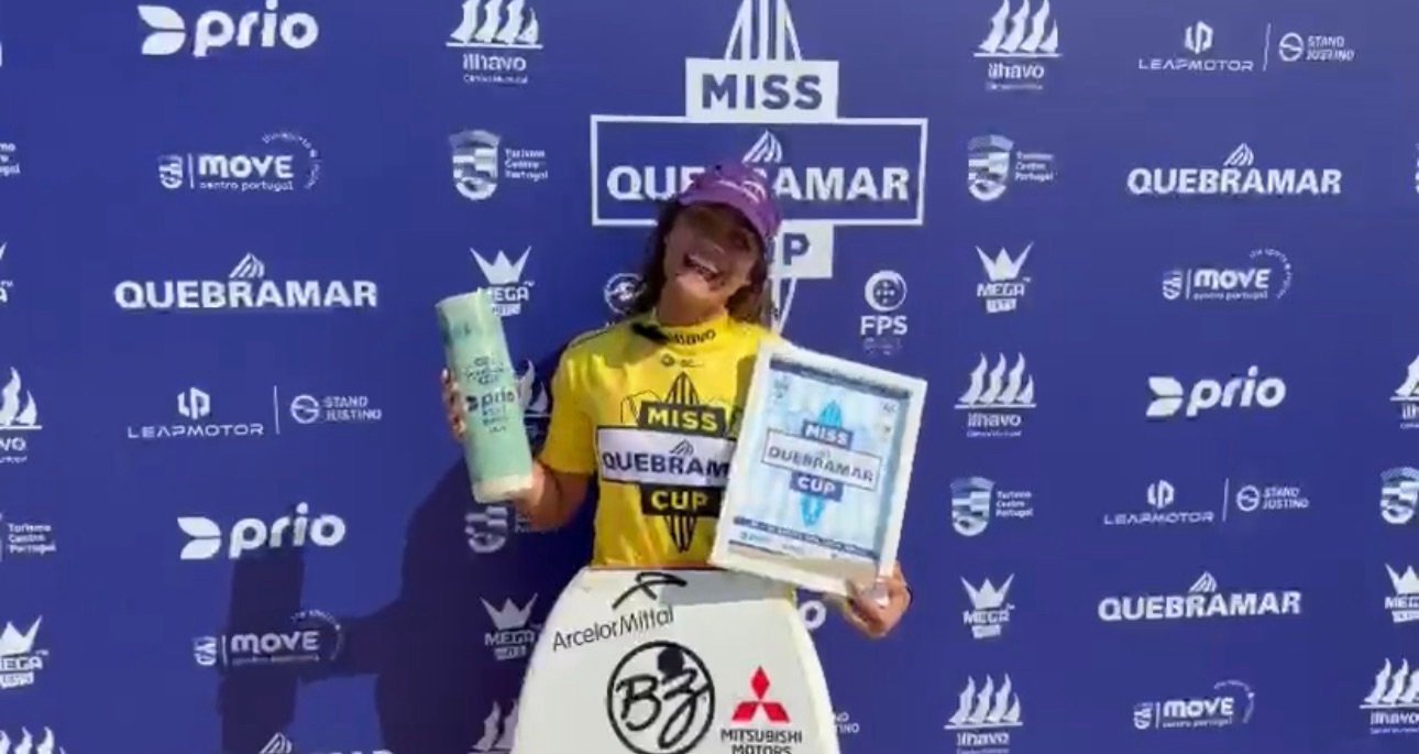 Capixaba Luna Hardman conquista título no Mundial de Bodyboarding em Portugal