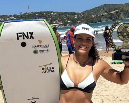 Capixaba Maíra Viana conquista o tri brasileiro de bodyboarding profissional