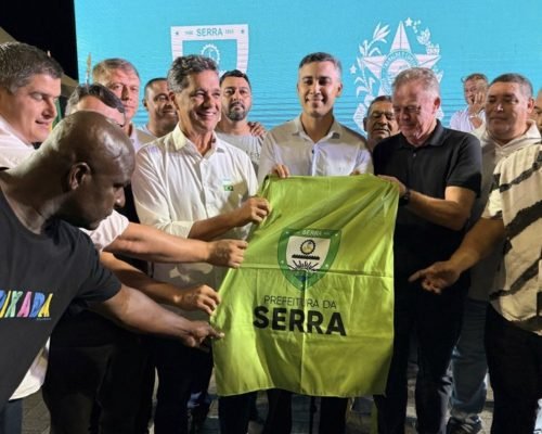 Governo inaugura Binário de Novo Horizonte e autoriza construção de CMEI na Serra