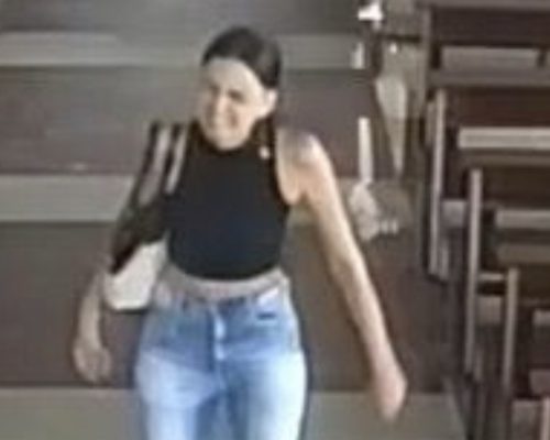 PCES pede apoio para identificar suspeita de vandalismo em igreja na Praia do Canto