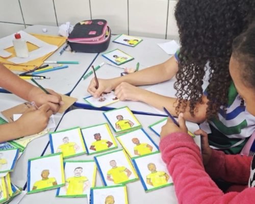 Copa do Mundo vira ferramenta de aprendizagem em escola da Serra