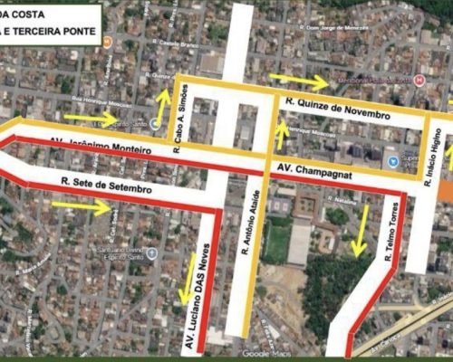 Ponte da Avenida Champagnat será demolida e trânsito muda a partir da próxima terça (14)