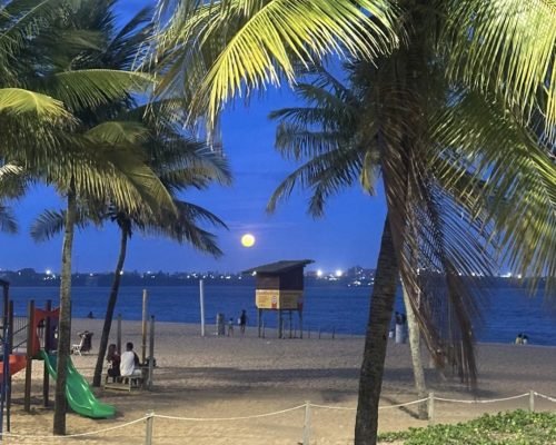 Empresários trocam escritórios pela areia de Camburi em evento de networking