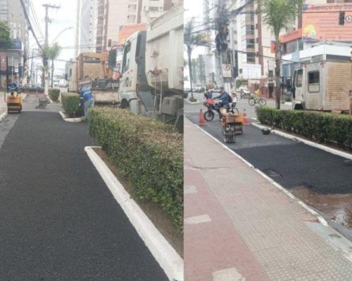 Vila Velha inicia recapeamento de 4 km da ciclovia entre Aribiri e Praia da Costa