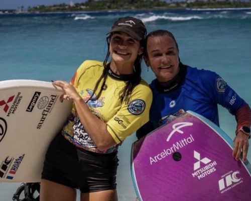 Neymara e Luna avançam às quartas e vivem momento histórico juntas nas Maldivas