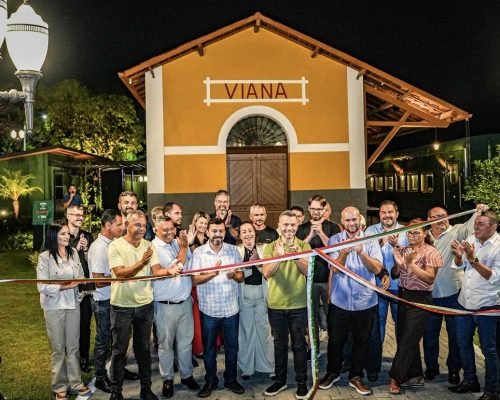 Estação ferroviária pioneira no ES renasce em Viana como espaço de cultura, lazer e gastronomia