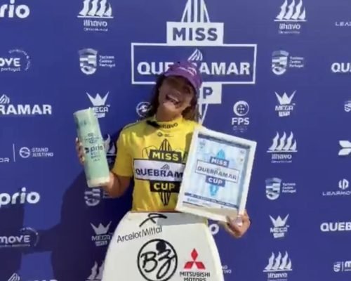 Capixaba Luna Hardman conquista título no Mundial de Bodyboarding em Portugal