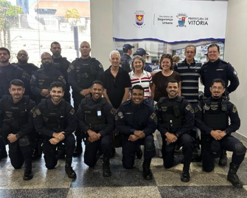 Família de transplantado agradece à Guarda de Vitória por transporte de coração durante tempestade