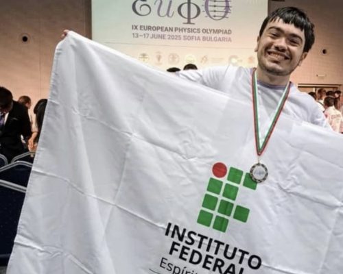 Talento capixaba: aluno do Ifes Vitória conquista medalha de prata na Olimpíada Europeia de Física